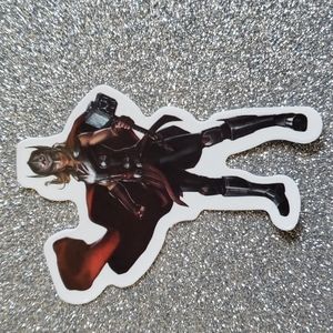 MARVEL Thor Waterproof Sticker JANE FOSTER Disney Comics